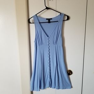 SOLD Forever 21 Button-Front Fit & Flare Dress